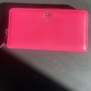 Kate Spade Pink Leather Wallet NWOT